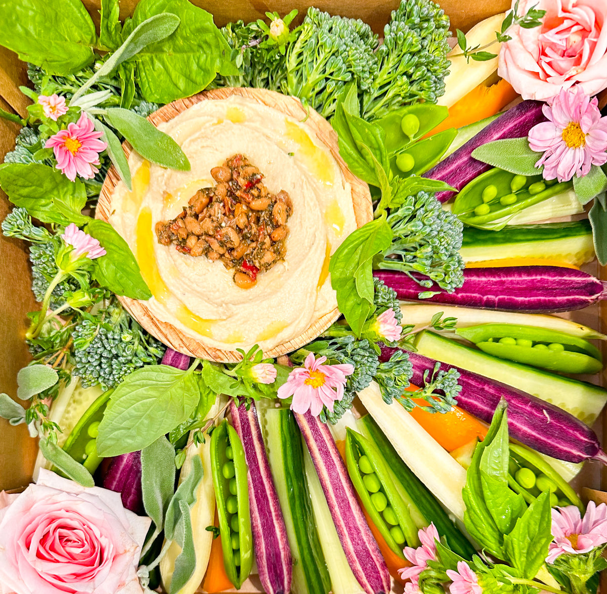 The Crudités & Hummus Box