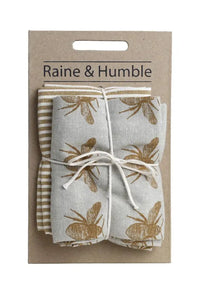 Raine & Humble Honey Bee Tea Towel Set