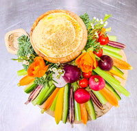 The Mini Crudités and Hummus Board