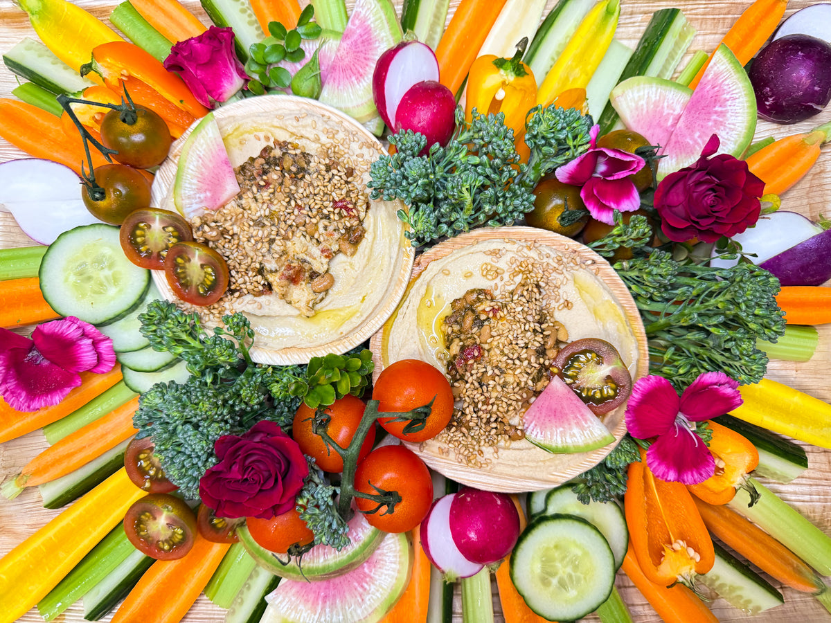 The Crudités and Hummus Platter