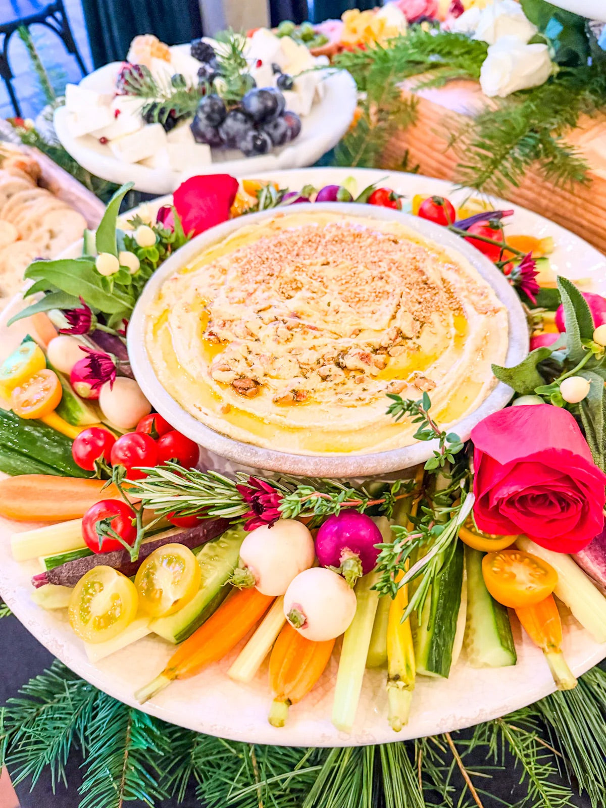 The Party Crudités & Hummus Platter